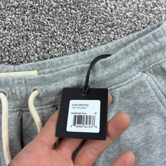 NWT The Normal Brand Cole Terry Shorts Mens Medium Heathered Gray Sweat Shorts - Picture 2 of 4